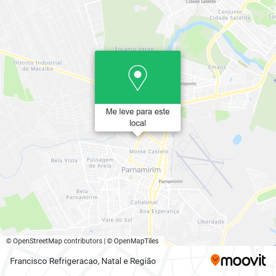 Francisco Refrigeracao mapa