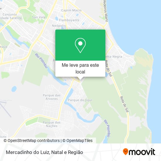 Mercadinho do Luiz mapa