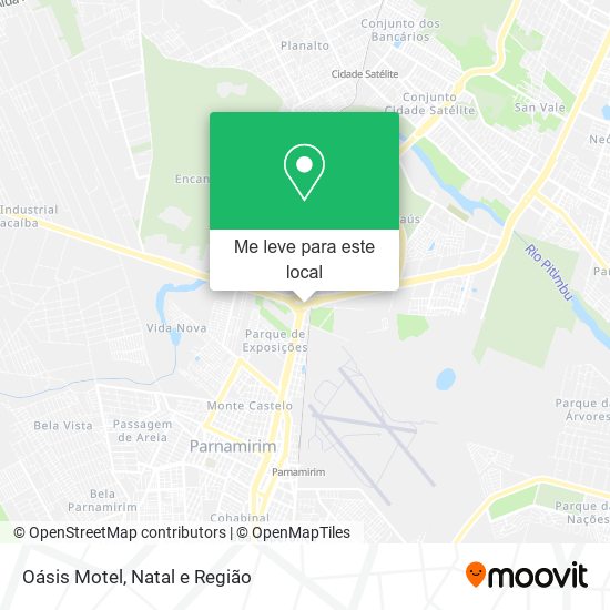 Oásis Motel mapa