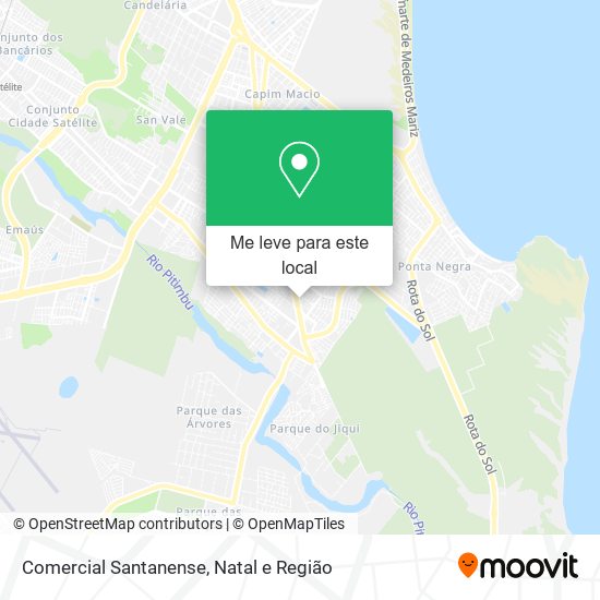 Comercial Santanense mapa