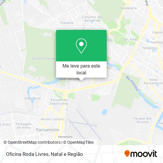 Oficina Roda Livres mapa
