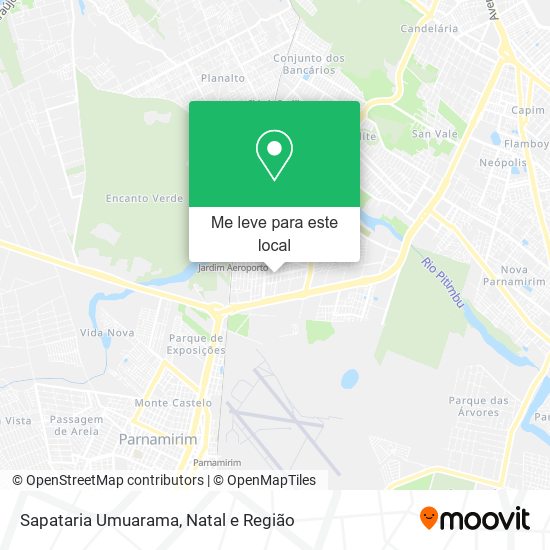 Sapataria Umuarama mapa