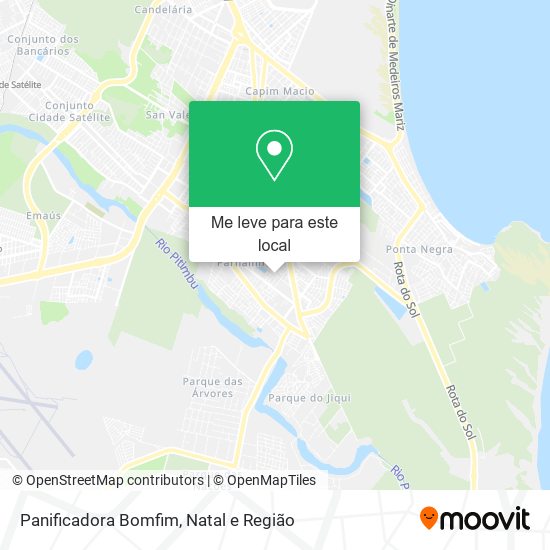 Panificadora Bomfim mapa