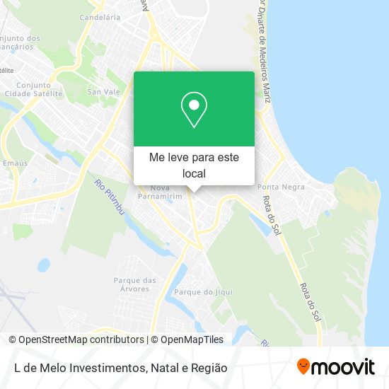 L de Melo Investimentos mapa