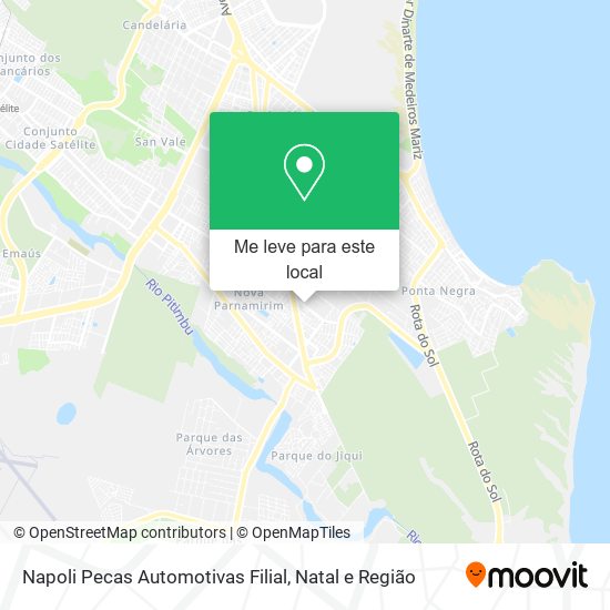 Napoli Pecas Automotivas Filial mapa