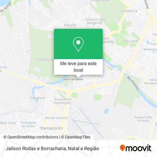 Jailson Rodas e Borracharia mapa