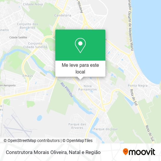 Construtora Morais Oliveira mapa