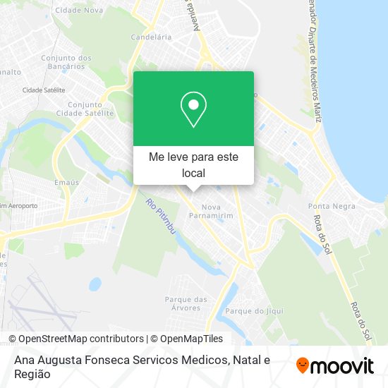 Ana Augusta Fonseca Servicos Medicos mapa