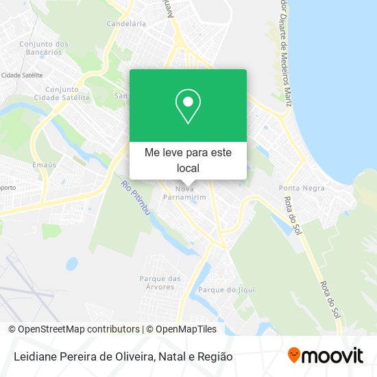 Leidiane Pereira de Oliveira mapa