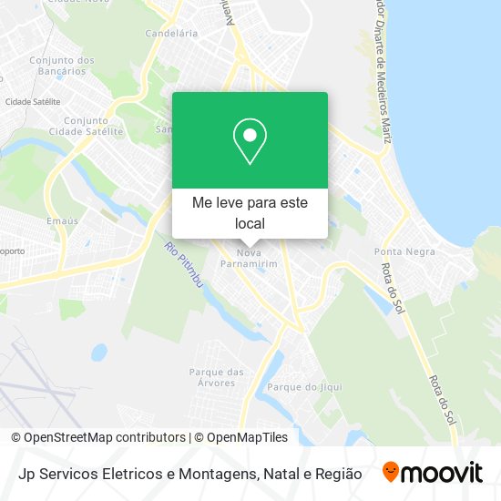 Jp Servicos Eletricos e Montagens mapa
