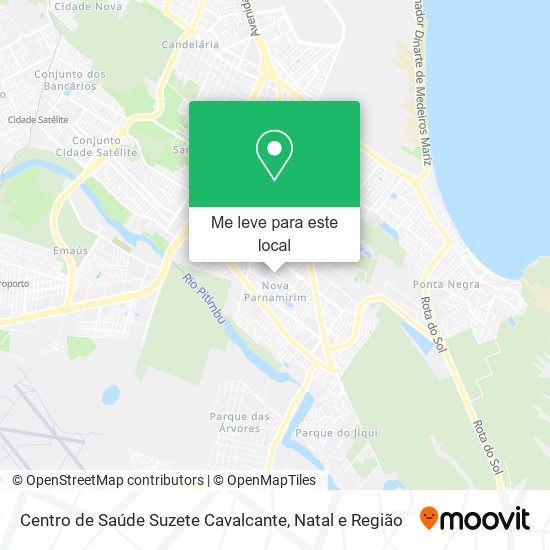 Centro de Saúde Suzete Cavalcante mapa