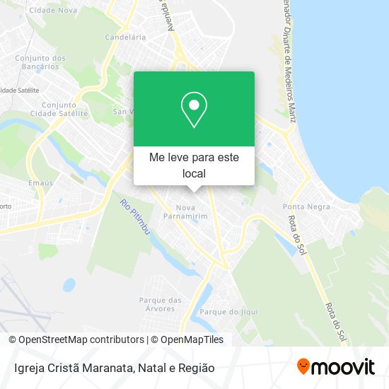 Igreja Cristã Maranata mapa