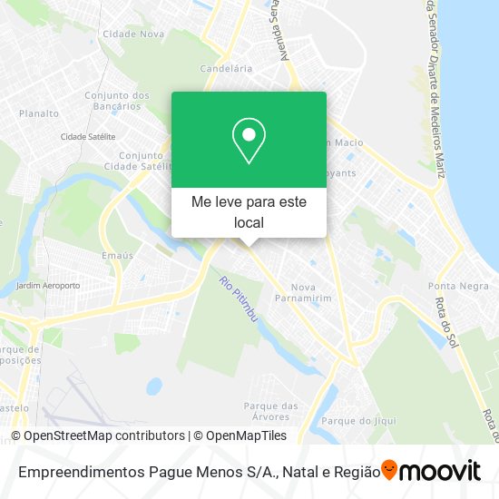 Empreendimentos Pague Menos S / A. mapa