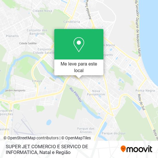 SUPER JET COMERCIO E SERVICO DE INFORMATICA mapa