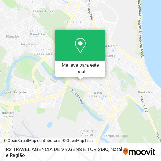 RS TRAVEL AGENCIA DE VIAGENS E TURISMO mapa