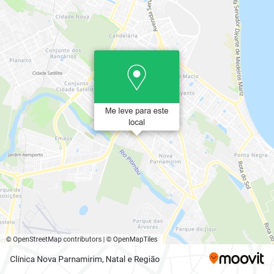 Clínica Nova Parnamirim mapa