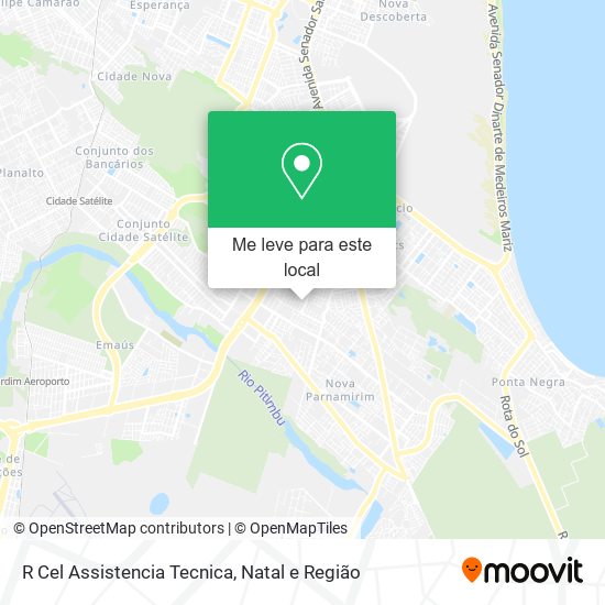 R Cel Assistencia Tecnica mapa