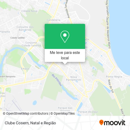 Clube Cosern mapa
