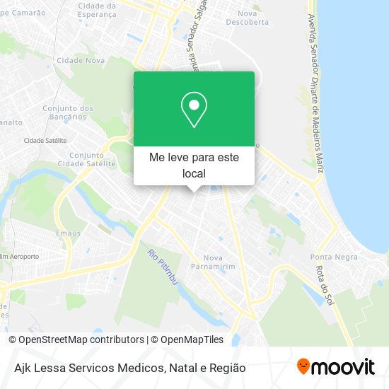 Ajk Lessa Servicos Medicos mapa