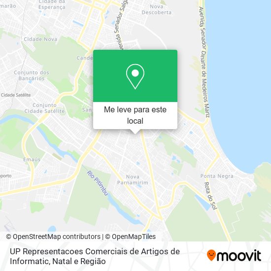 UP Representacoes Comerciais de Artigos de Informatic mapa