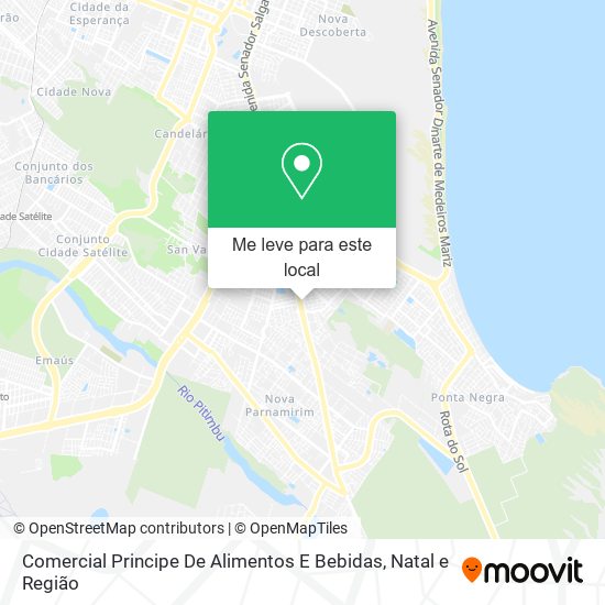 Comercial Principe De Alimentos E Bebidas mapa