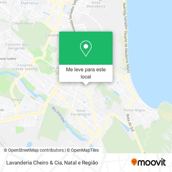 Lavanderia Cheiro & Cia mapa