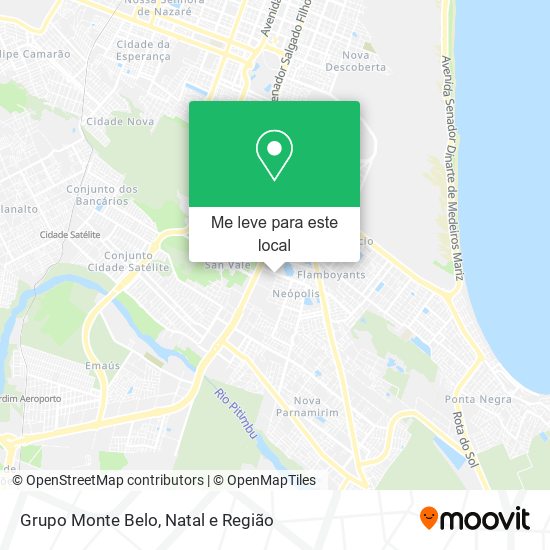 Grupo Monte Belo mapa