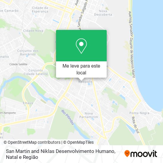 San Martin and Niklas Desenvolvimento Humano mapa
