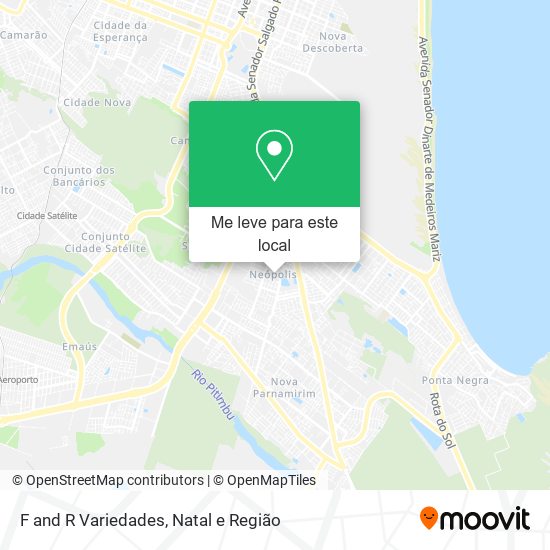 F and R Variedades mapa