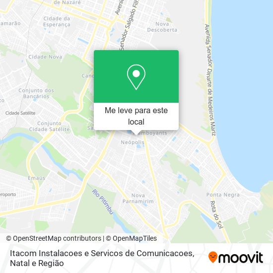 Itacom Instalacoes e Servicos de Comunicacoes mapa