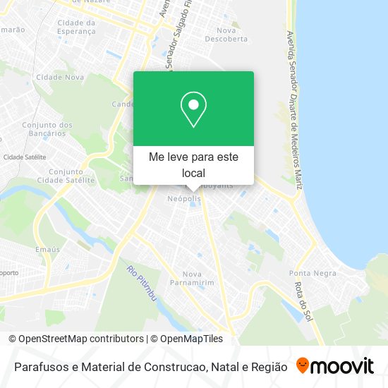 Parafusos e Material de Construcao mapa