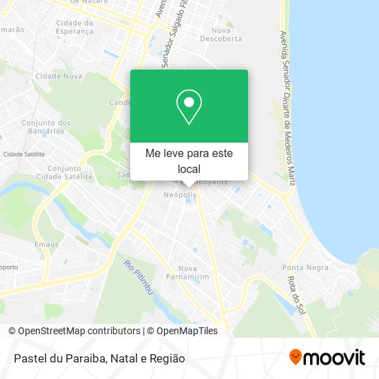 Pastel du Paraiba mapa