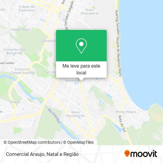 Comercial Araujo mapa