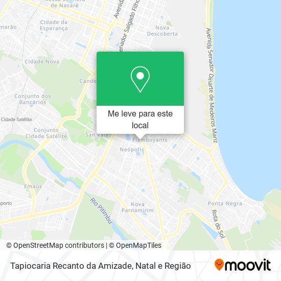 Tapiocaria Recanto da Amizade mapa