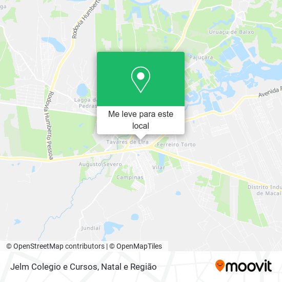 Jelm Colegio e Cursos mapa