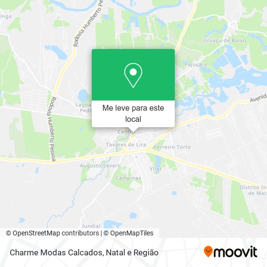 Charme Modas Calcados mapa