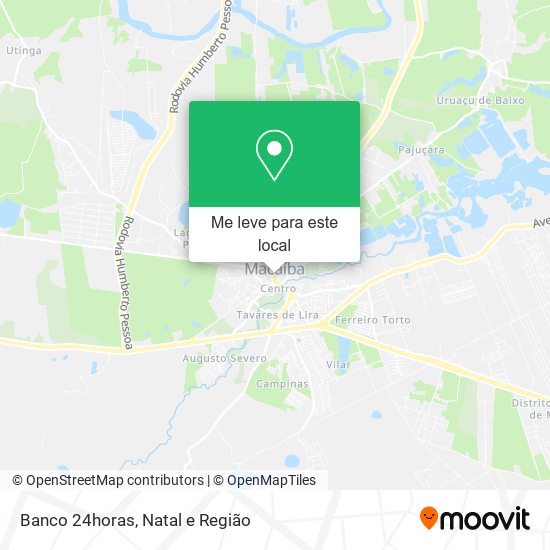 Banco 24horas mapa