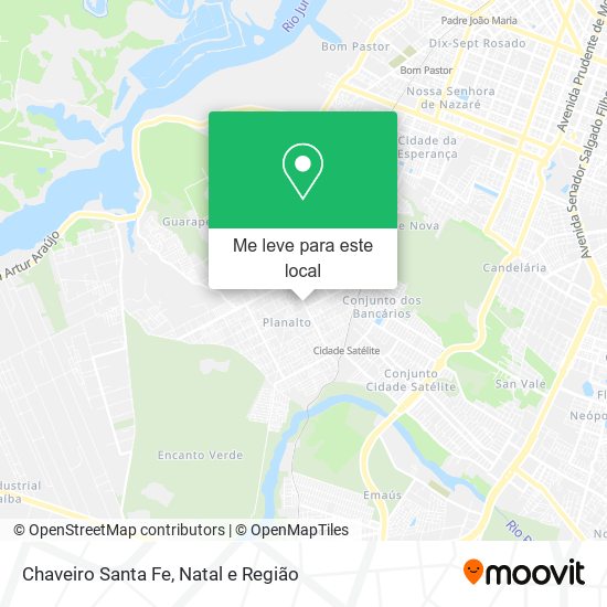 Chaveiro Santa Fe mapa