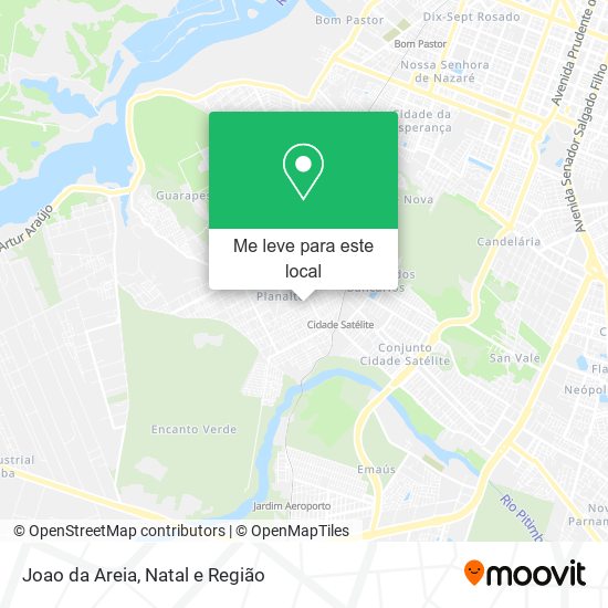 Joao da Areia mapa