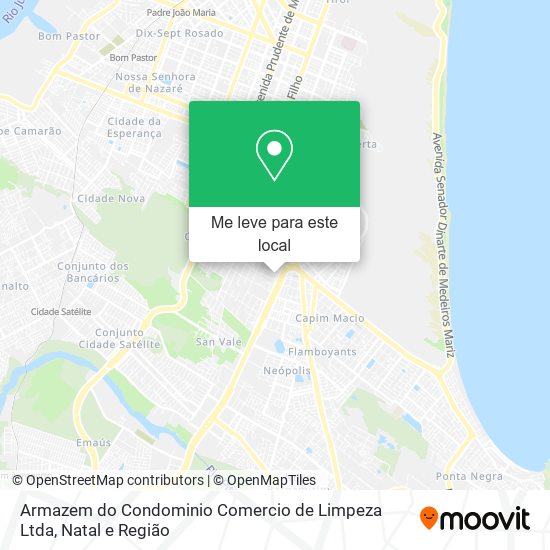 Armazem do Condominio Comercio de Limpeza Ltda mapa
