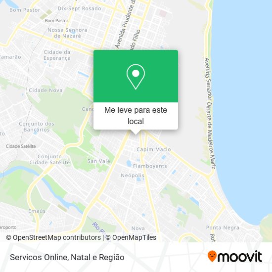 Servicos Online mapa