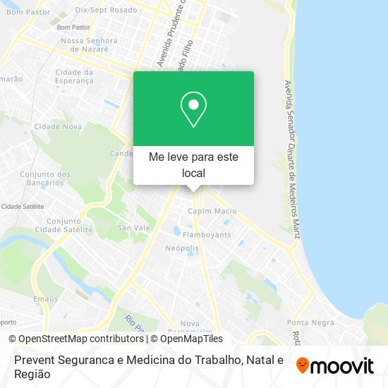 Prevent Seguranca e Medicina do Trabalho mapa