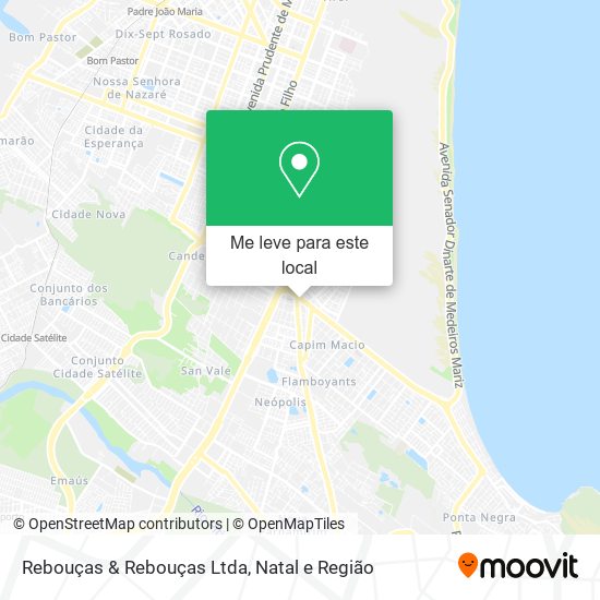 Rebouças & Rebouças Ltda mapa
