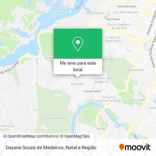 Dayane Souza de Medeiros mapa
