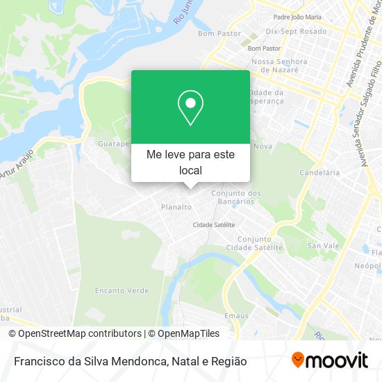 Francisco da Silva Mendonca mapa
