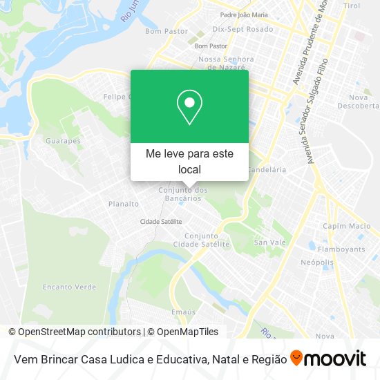 Vem Brincar Casa Ludica e Educativa mapa