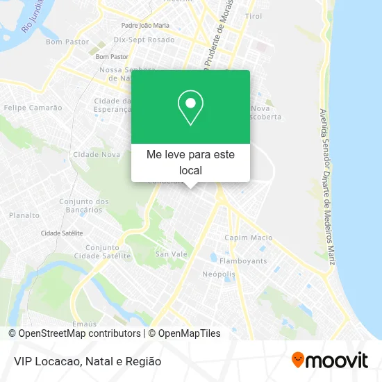 VIP Locacao mapa