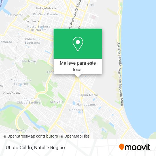Uti do Caldo mapa