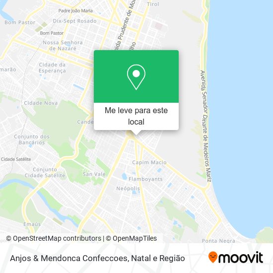 Anjos & Mendonca Confeccoes mapa