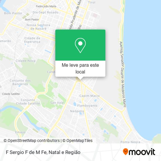 F Sergio F de M Fe mapa